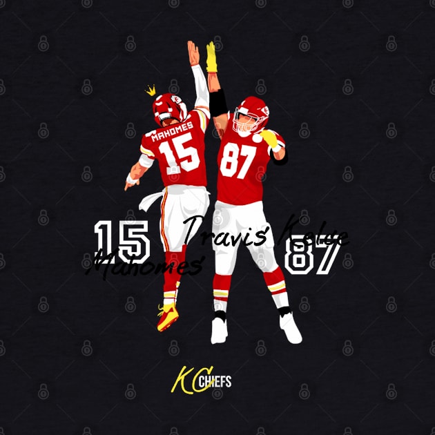 Mahomes x Travis Kelce teammate by Mic jr